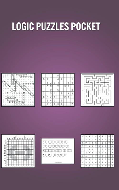 Logic Puzzles Pocket: 150 Big Print Fun Sudoku Puzzles for Everyone - With Answers by Kaylee Hughes