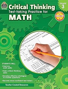 Critical Thinking: Test-taking Practice for Math Grade 3