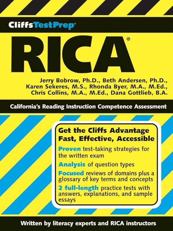 CliffsTestPrep RICA by Jerry Bobrow