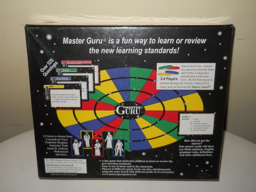 

Master Guru Board Game Based on New York State Learning Standards - Grade 3