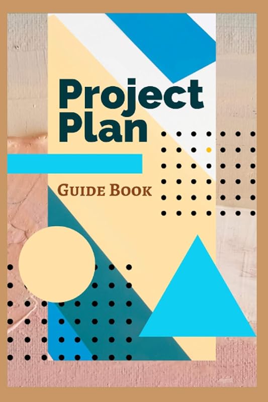 Project Plan Guide Book: Rose Gold Pastel Blue - Creative, Aesthetic, Tasteful, Artistic, Inspiring Cover Design by Yaakov C