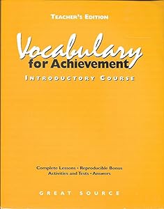 Vocabulary for Achievement