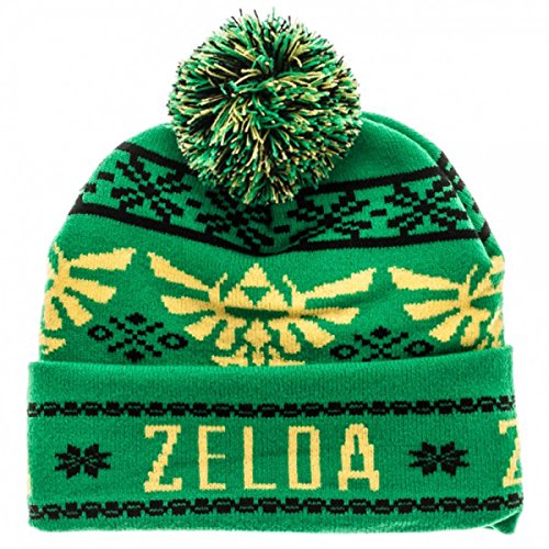 The Legend of Zelda Fair Isle Cuff/Pom Beanie