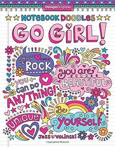 Notebook Doodles Go Girl!: Coloring & Activity Book