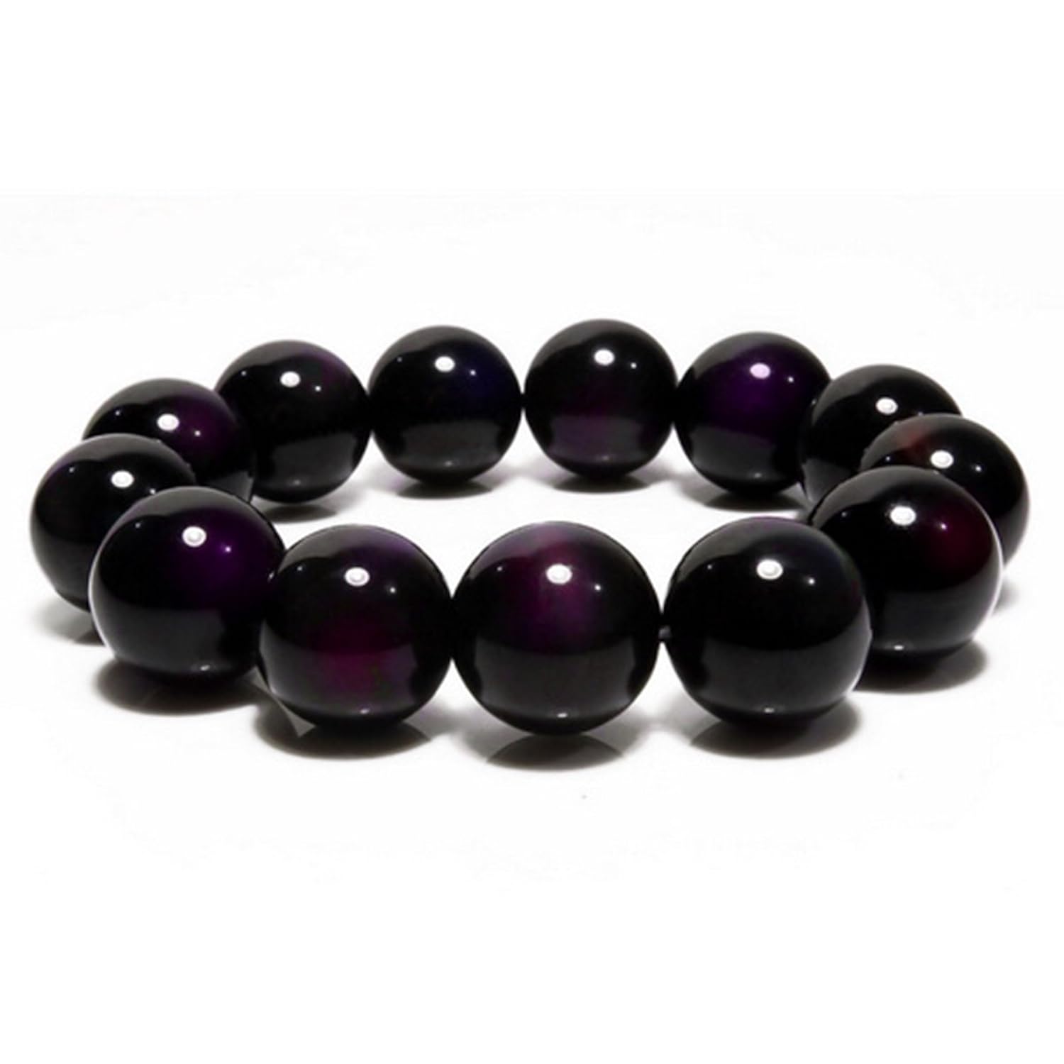 natural obsidian stone 16mm rainbow eye obsidian f