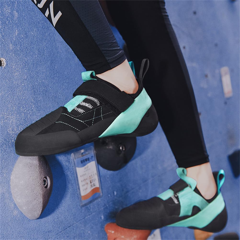 Mens Womens Bouldering Shoes Casual Beginner Youth Rock Climbing Shoes Lightweight Mesh Gym Wall Climbing Sneakers_vogvips.com