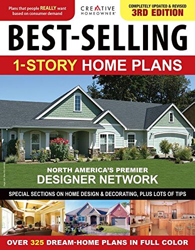 Best-Selling 1-Story Home Plans by Creative Homeowner