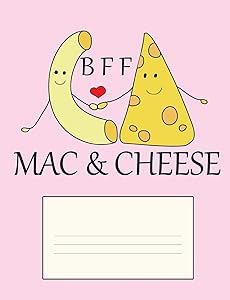 BFF Mac & Cheese: Best Friends Forever Pink Composition - Dot Grid by PerkyFox Notebooks