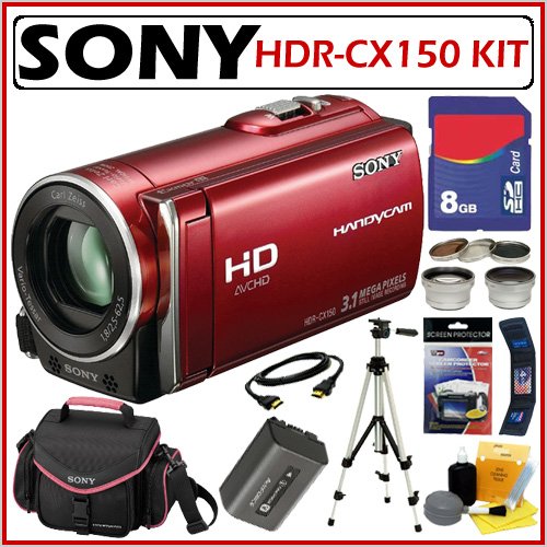 Sony HDRCX150 16GB Flash Memory High Definition Handycam® Camcorder