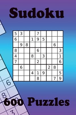 Sudoku Puzzle Book: 600 Sudoku Puzzles