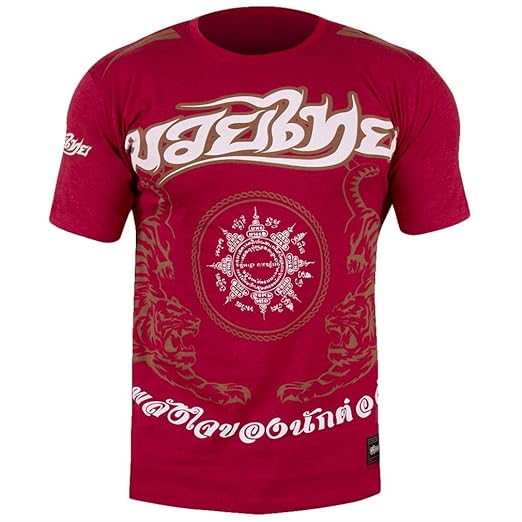 Hayabusa Men's Muay Thai T-Shirt Small Red