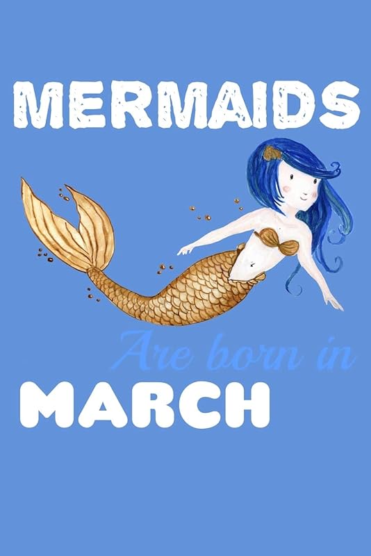 Mermaids Are Born In March: Personal Expense Tracker by Green Cow Land