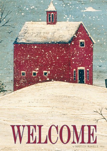 Toland Home Garden Welcome Winter 12.5 x 18-Inch Decorative USA-Produced Garden Flag