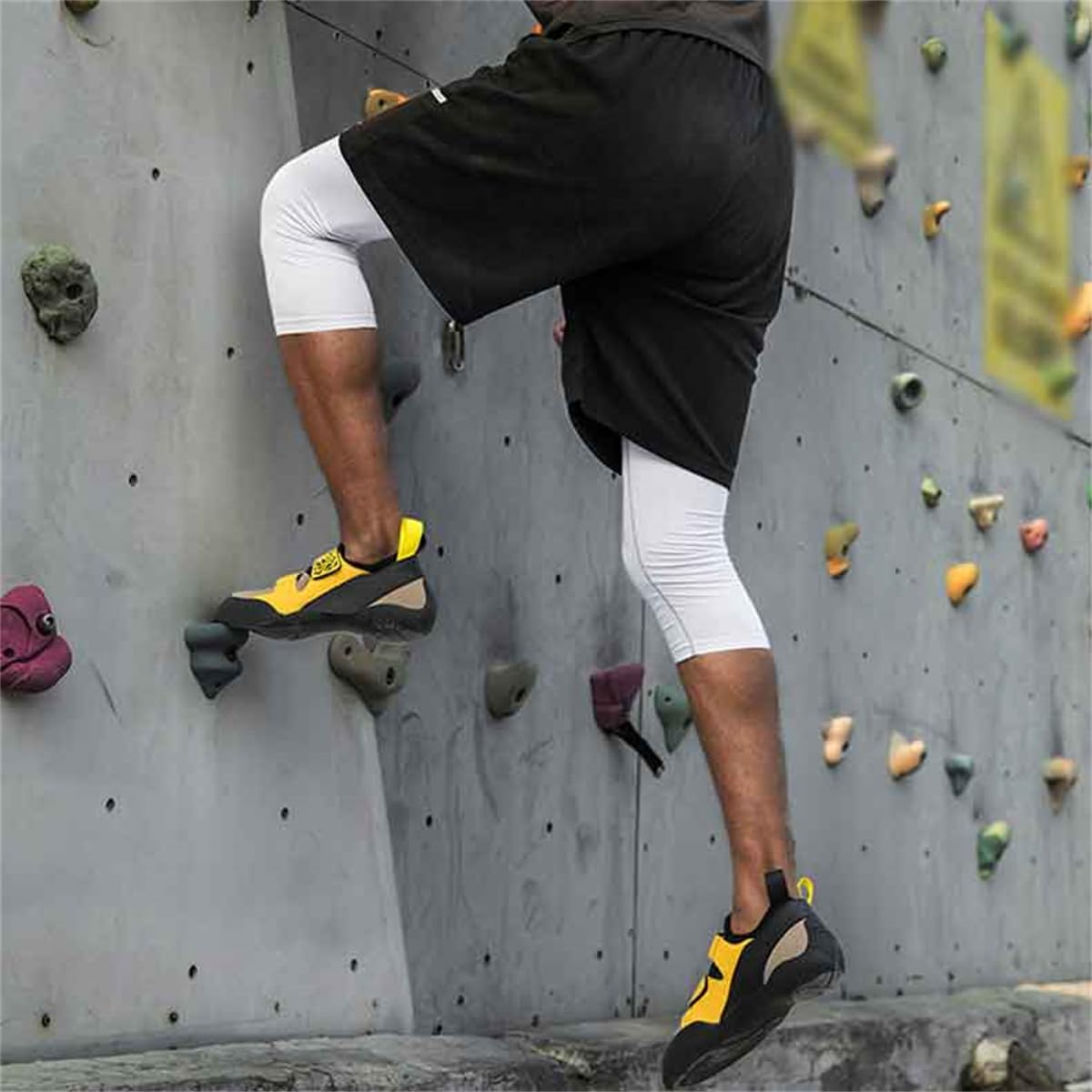 Mens Womens Rock Climbing Shoes, Non Slip Breathable Bouldering Sneaker Fashion Climbers Trainers For Athletic Sports Gym_vogvips.com