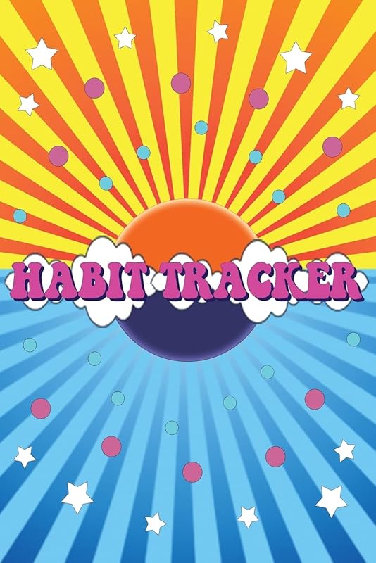 Habit Tracker: Monthly Color In Charts to Track Your New Habits (HT 6" x 9" 108pages popart) by FarOut&Fab Books