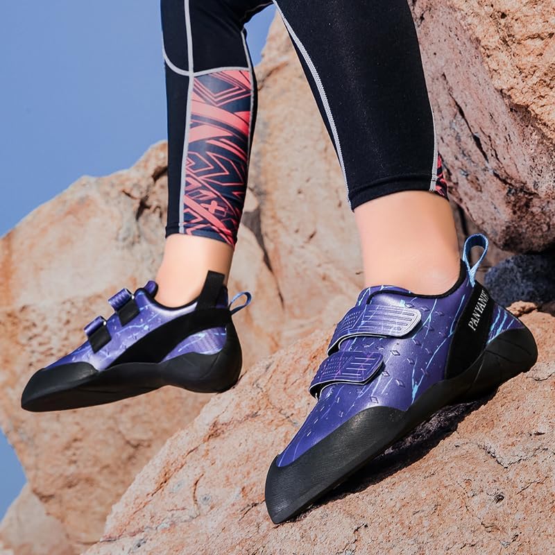 Rock Climbing Shoes For Men & Women Bouldering Shoes For Indoor Outdoor Climbing Slip-Resistant Lightweight_vogvips.com
