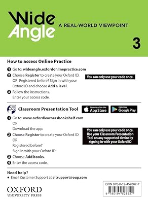 Wide Angle 3 Online Practice Teacher Access Card Pack