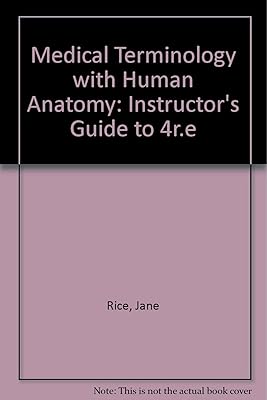 Sm Medical Terminology Human a: Instructor's Guide to 4r.e