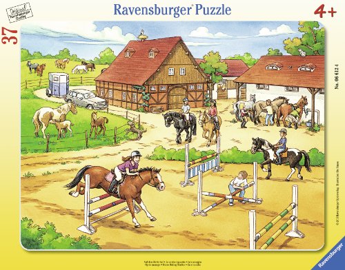 Ravensburger Horse Riding Stables Frame Puzzle (37-Piece)