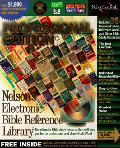Nelson's Electronic Bible Reference Library by Thomas Nelson Publishers