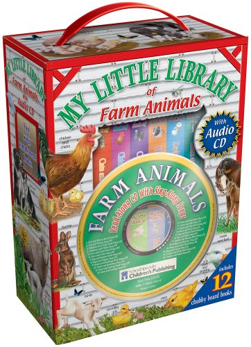 My Little Library of Farm Animals with Audio CD by Carson-Dellosa Publishing