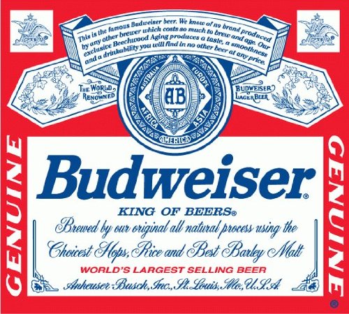 Budweiser Beer Drink Bumper Sticker 5