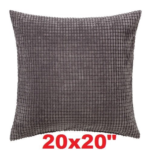 Ikea Cushion Throw Pillow Cover Gullklocka Gray 20 X 20
