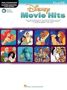 Disney Movie Hits for Flute: Play Along with a Full Symphony Orchestra! by Hal Leonard Corp.