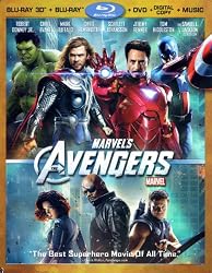 Marvel's The Avengers 5-disc Blu-Ray 3D / Blu-Ray / DVD Combo Pack with BONUS Blu-Ray Disc (Building a Cinematic Universe)