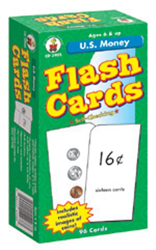 U.S. Money Flash Cards, Grades 1 - 3 by Carson-Dellosa Publishing