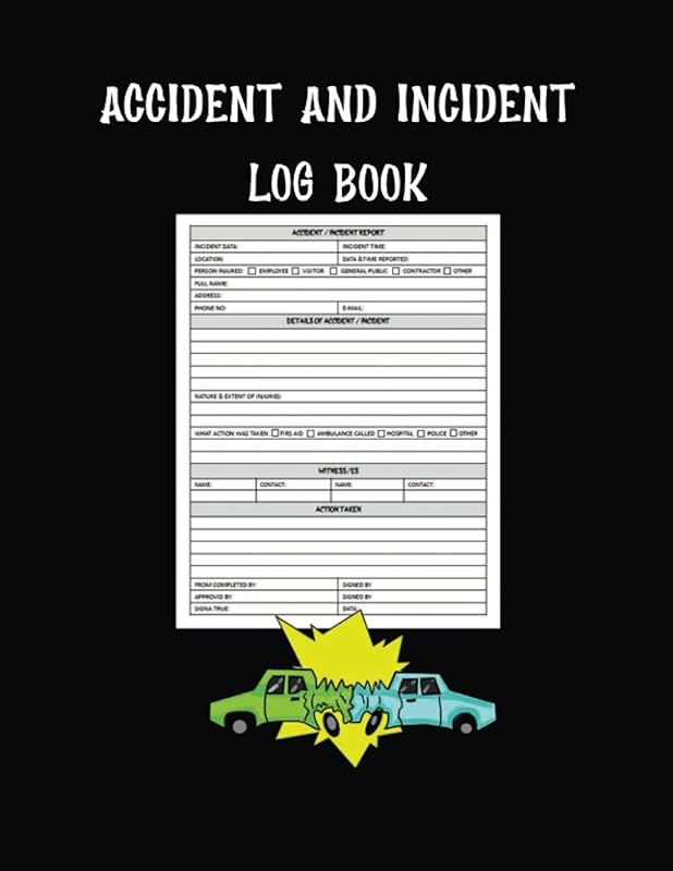 Accident and Incident Log Book: Record all incidences in your business, 8.5''X11'' 120 pages. by Matt Simple Trackers