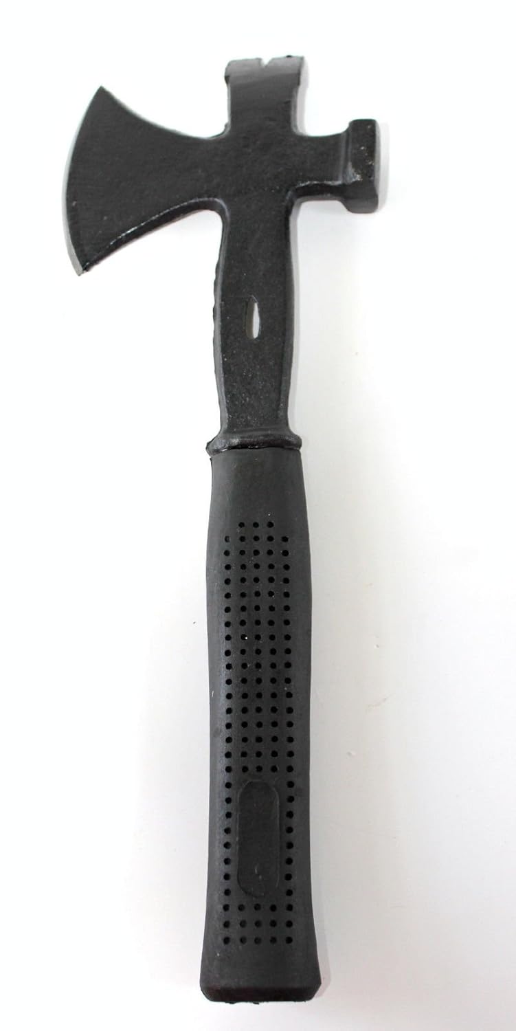 

PuriTEST Brand RUGGED 3 IN 1 COMBO HATCHET HAMMER CROWBAR TOOL YARD WORK AXE CHOPS FIREWOOD