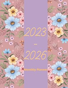 2023-2026 monthly planner: 4 year planner 2023-2026 monthly - Business Planner and Journal Agenda Schedule Organizer Logbook With by SANSOUN PUBLISHING