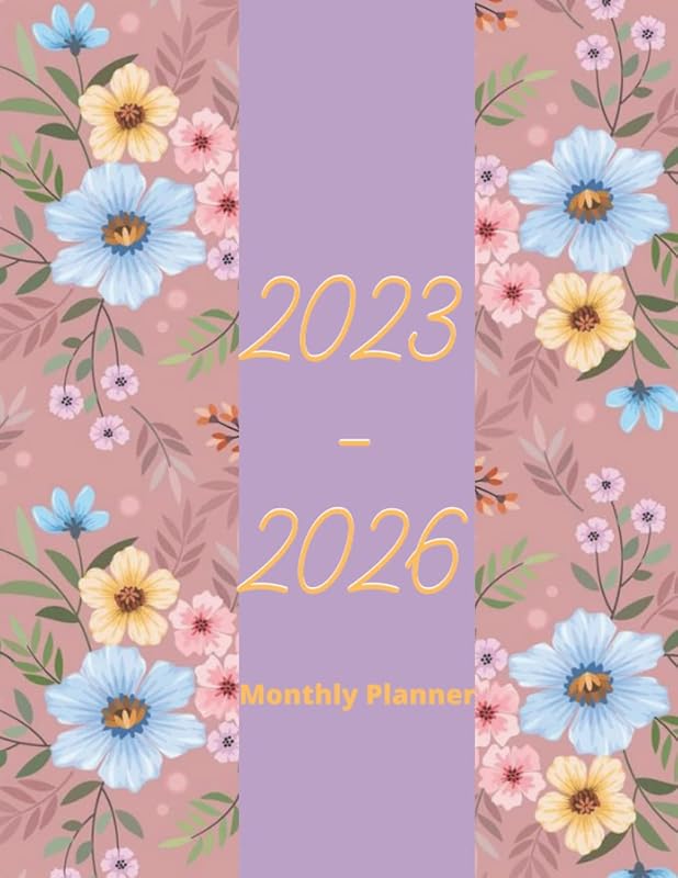 2023-2026 monthly planner: 4 year planner 2023-2026 monthly - Business Planner and Journal Agenda Schedule Organizer Logbook With by SANSOUN PUBLISHING