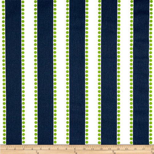 

Premier Prints Zazzle Navy/Chartreuse Fabric