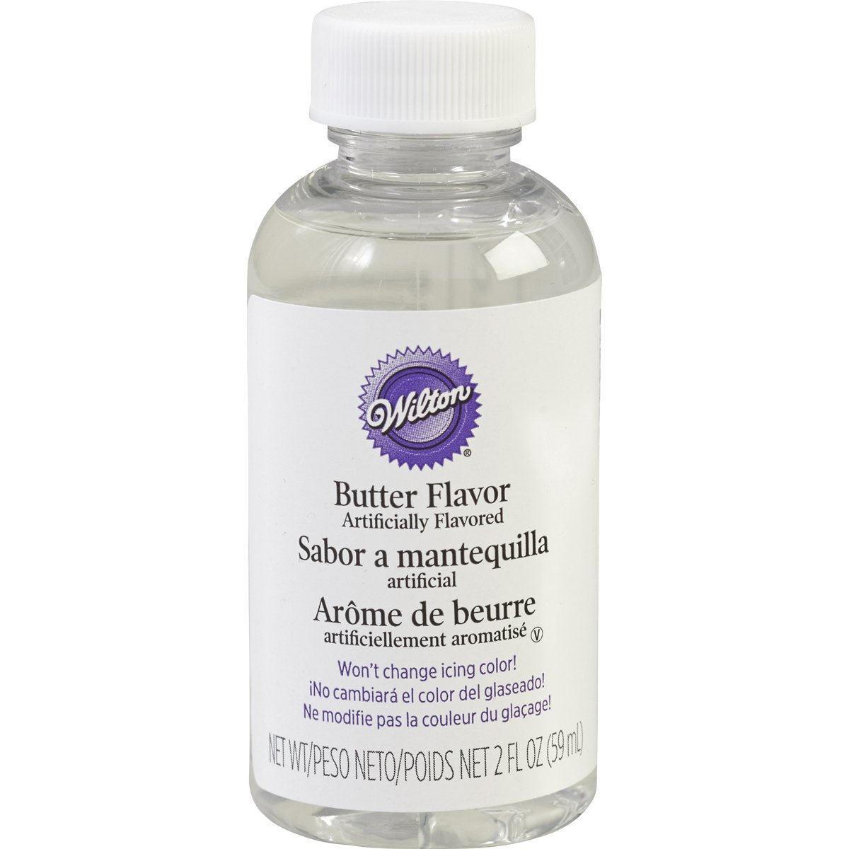Wilton BUTTER Artificial Clear Extract No Color Cake Decorating Icing