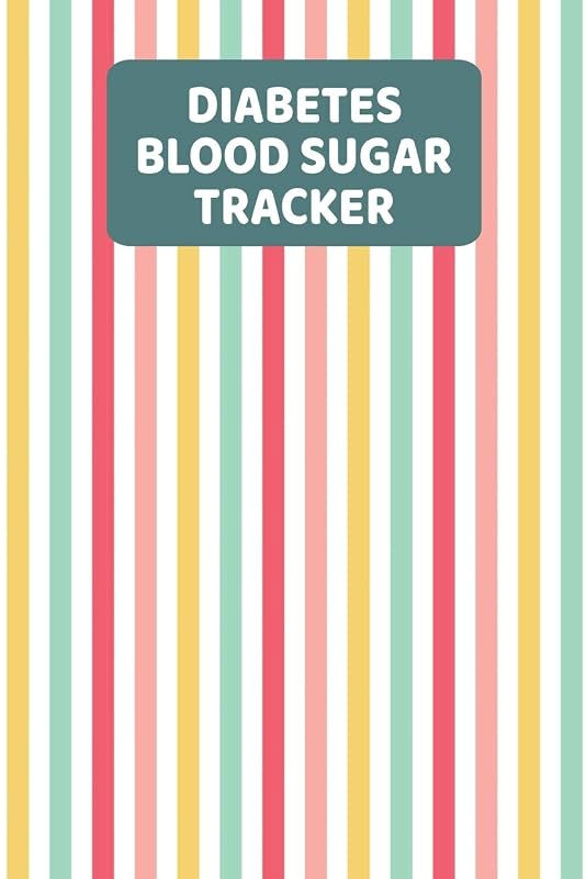 Diabetes Blood Sugar Tracker: Daily Blood Glucose Log Book (2 Years) For Women And Teen Girls - Stripes by Holt Branch Journals