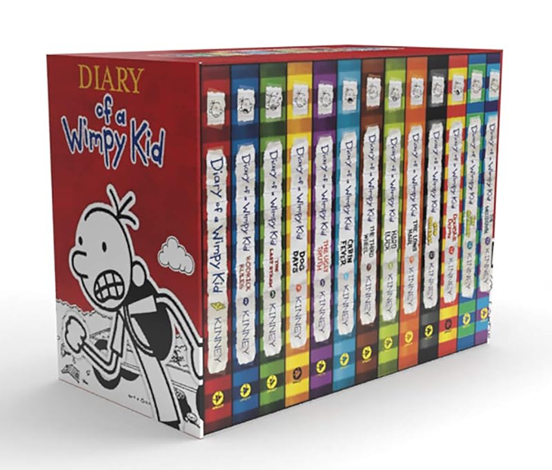 Diary of a Wimpy Kid Box of Books 1-13 Hardcover Gift Set by Jeff Kinney