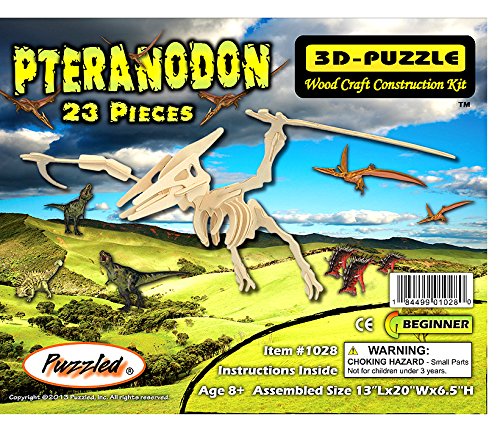 

3-D Wooden Puzzle - Small Pteranodon -Affordable Gift for your Little One! Item #DCHI-WPZ-J007