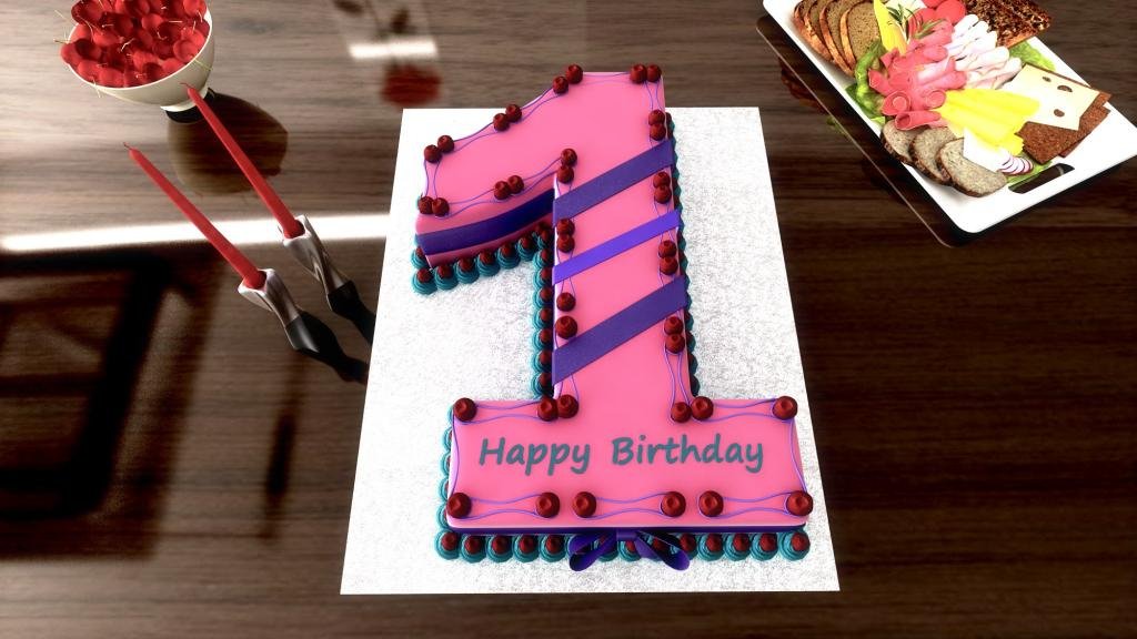 

Small Number One 1 Wedding Birthday Anniversary Cake Baking Pan / Tin 10" X 8"
