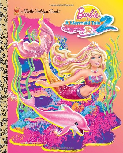 Barbie in a Mermaid Tale 2 Little Golden Book by Mary Tillworth
