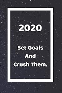 2020 Set Goals And Crush Them: Funny White Elephant Gag Gifts For Coworkers Going Away, Birthday, Retirees, Friends & Family | Secret Santa Gift Ideas For Coworkers | Really Funny Jokes For Adults