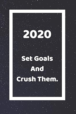 2020 Set Goals And Crush Them: Funny White Elephant Gag Gifts For Coworkers Going Away, Birthday, Retirees, Friends & Family | Secret Santa Gift Ideas For Coworkers | Really Funny Jokes For Adults
