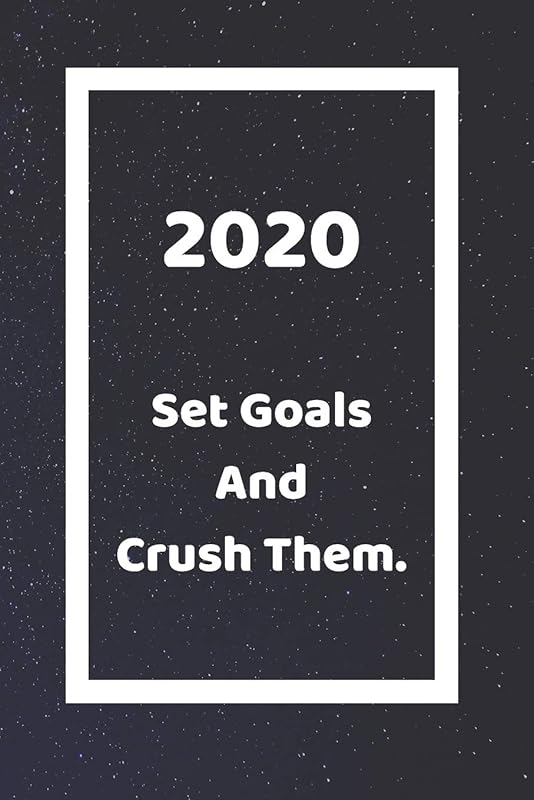 2020 Set Goals And Crush Them: Funny White Elephant Gag Gifts For Coworkers Going Away, Birthday, Retirees, Friends & Family | Secret Santa Gift Ideas For Coworkers | Really Funny Jokes For Adults by SJG Publishing