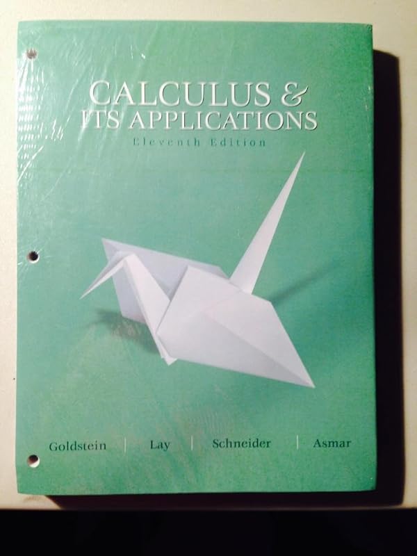 Calculus & Its Applications by Larry J. Goldstein
