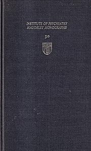 Patterns of Improvement in Depressed In-Patients (Maudsley Monographs)