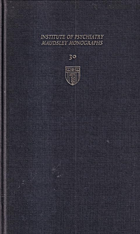 Patterns of Improvement in Depressed In-Patients (Maudsley Monographs) by Malcolm Lader