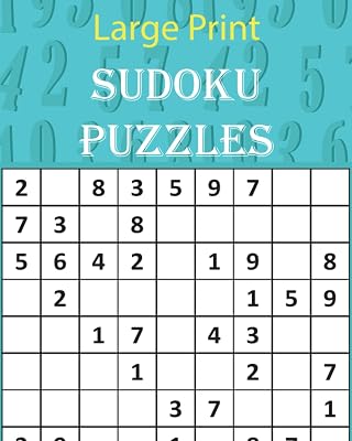 Large Print Sudoku Puzzles: Book 12