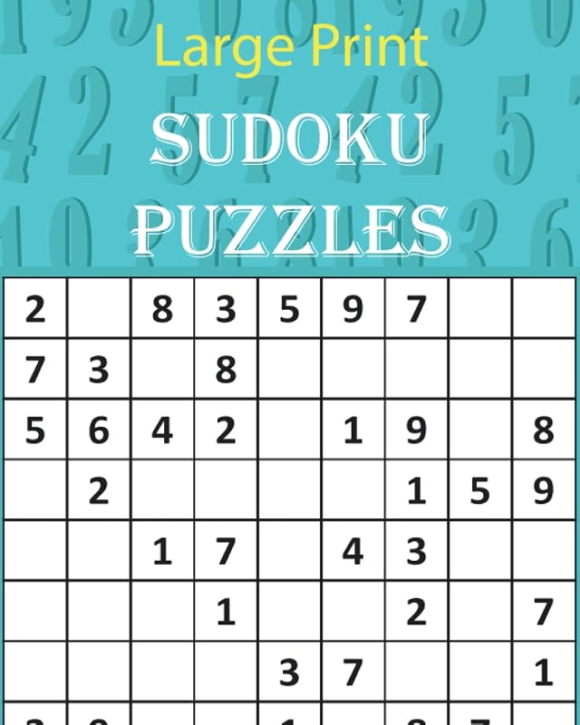 Large Print Sudoku Puzzles: Book 12 by Jason Fuller