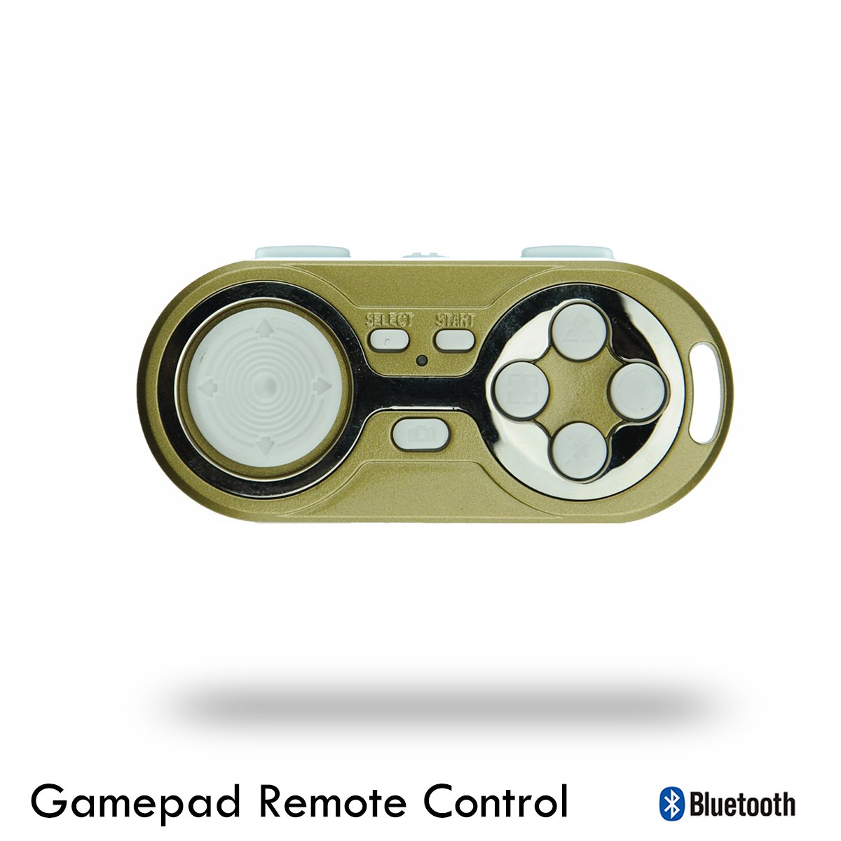 

TEEFAN Mini Wireless Bluetooth Controller Gamepad Bluetooth Selfie Remote Shutter Autodyne Artifact Multimedia Remote Controller Mini Wireless Bluetooth Mouse for Smart Phones/Tablet/PC/TV Box
